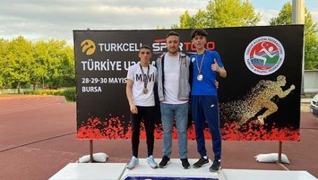 Kayserili atletler Bursa’dan 5 madalya ile döndü
