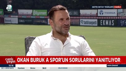 >Okan Buruk A Spor'a özel açıklamalarda bulundu!