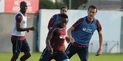 Trabzonspor'da savunma ağırlıklı antrenman