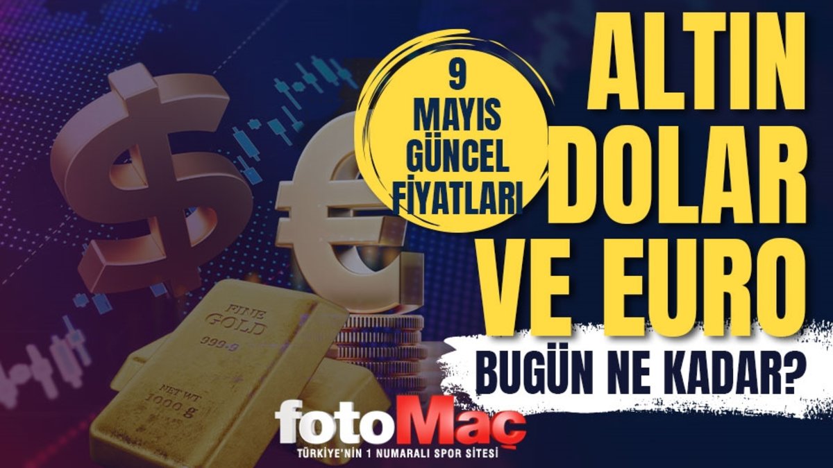 CANLI ALTIN FİYATLARI 9 Mayıs: Gram, çeyrek altın ne kadar? Güncel altın ve Dolar kuru CANLI ALTIN FİYATLARI 9 Mayıs: Gram, çeyrek altın ne kadar? Güncel altın ve Dolar kuru