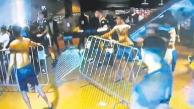 Boca elendi olay çıktı