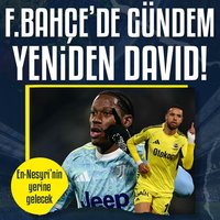 F.Bahçe'de gündem yeniden David!