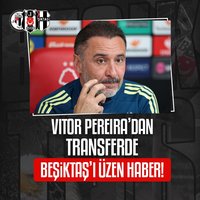 Pereira'dan Beşiktaş'a transfer reddi!