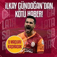 İlkay'dan kötü haber! O maçları kaçıracak