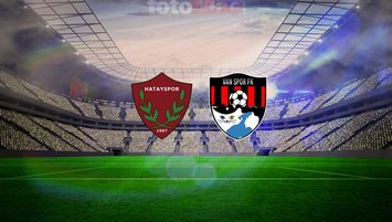Atakaş Hatayspor-Vanspor maçı detayları!