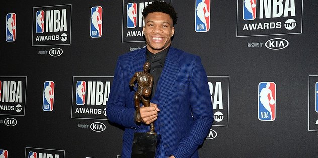 NBA'de sezonun MVP'si Giannis Antetokounmpo