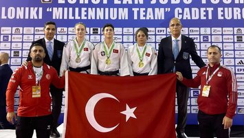 Milli judoculardan 3 madalya birden!