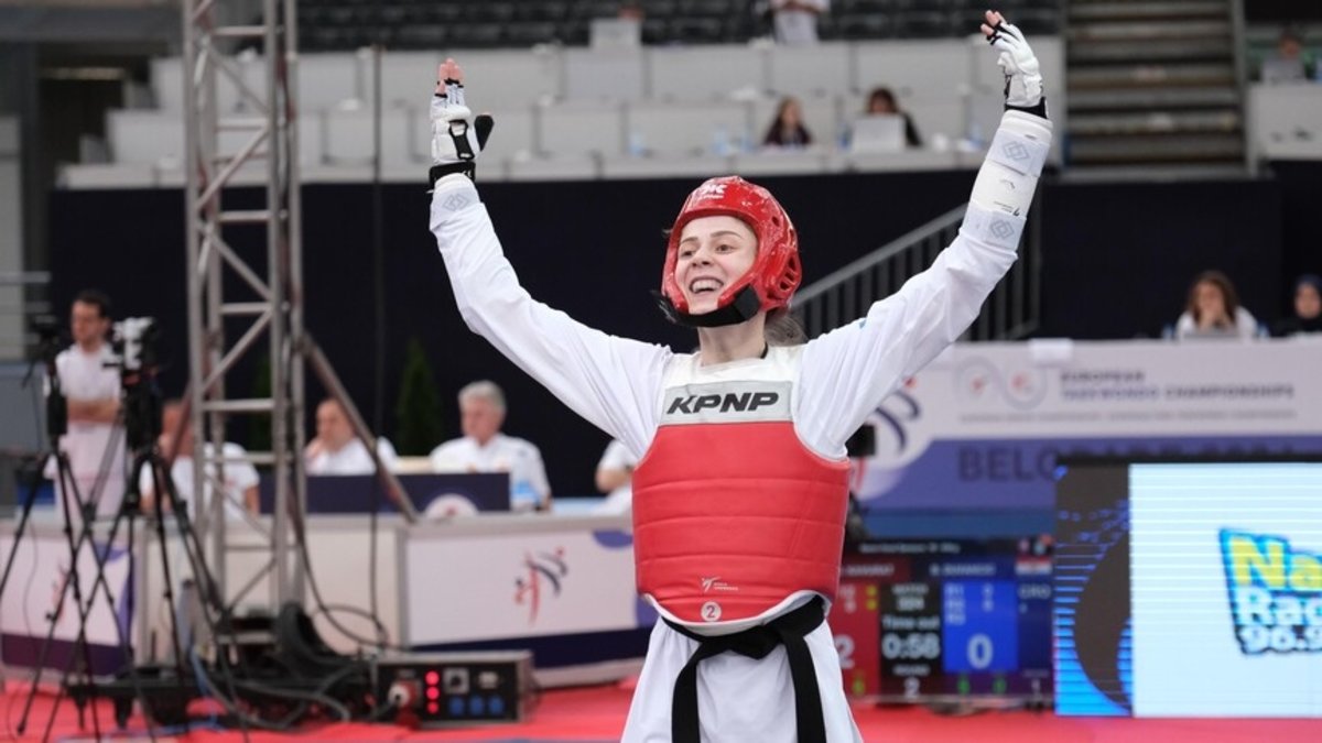 2026 Avrupa Tekvando Şampiyonası'nda milli sporcu Merve Dinçel Kavurat altın madalya kazandı!