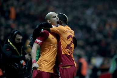 Galatasaray - Sivasspor maçından kareler