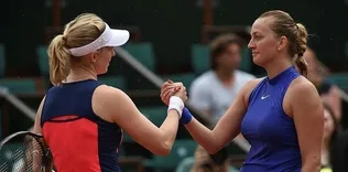 Kvitova galibiyetle döndü