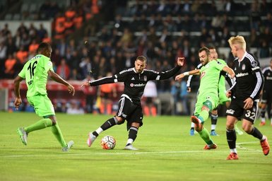 Beşiktaş-Ç.Rizespor maçından kareler