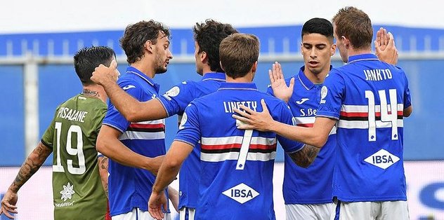 Sampdoria 3 0 Cagliari Mac Sonucu Son Dakika Italya Serie A Haberleri Fotomac
