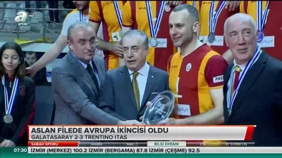 >Aslan filede Avrupa ikincisi oldu