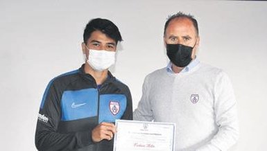Genç Furkan mezun oldu