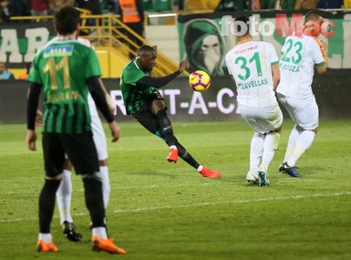 Akhisarspor - Alanyaspor maçından kareler