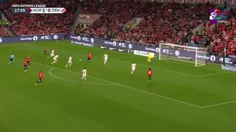GOL | Norveç 2-0 Danimarka