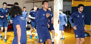 Fenerbahçe salonda çalıştı