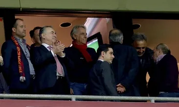 Başkan Cengiz locadan izledi