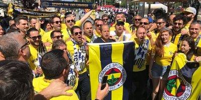 Fenerbahçe ve Zalgiris taraftarları Belgrad'ı inletti