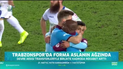 >Trabzonspor'da forma aslanın ağzında
