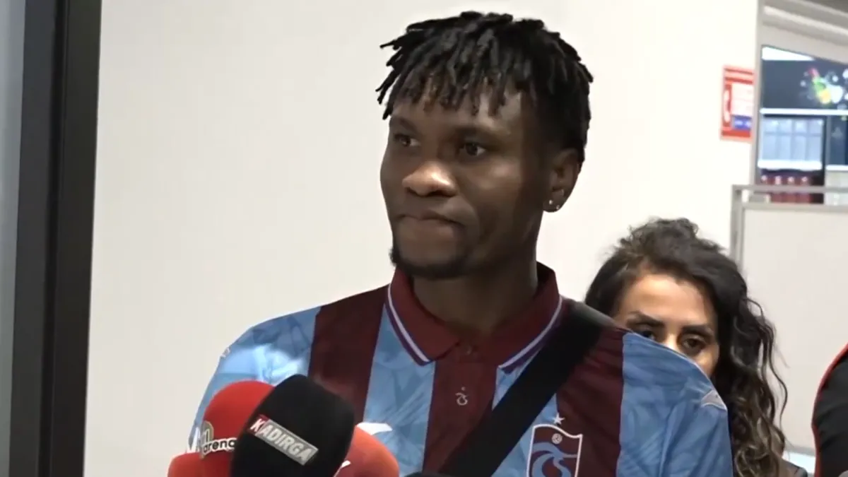 Nwaiwu Trabzon’da! Genç stoper şehre ayak bastı