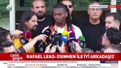 Rafael Leao, Galatasaray için geldi!