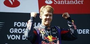 Almanya'da Zafer Vettel'in