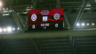 Dev derbide Fenerbahçelileri düşündüren o detay! 90 dakika boyunca...