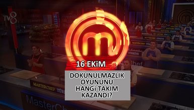 Masterchef Dokunulmazlık Oyunu hangi takım kazandı? | 16 Ekim Perşembe