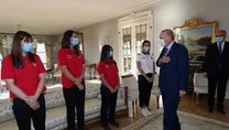 Başkan Erdoğan şampiyonları kabul etti!