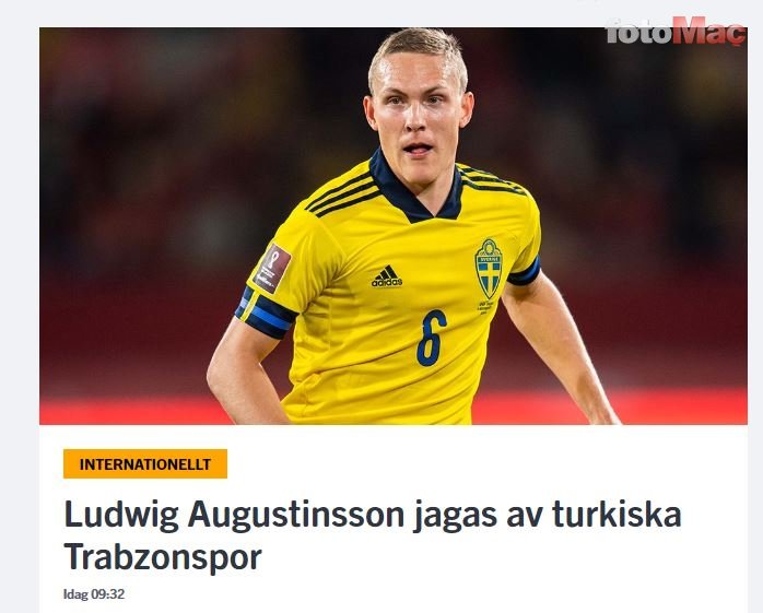 TRABZONSPOR TRANSFER HABERLERİ - Trabzonspor yeni sol bekini buldu! Ludwig Augustinsson...