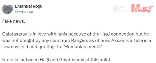 Ianis Hagi Galatasaray'a transfer olacak mı? Rumen gazeteci açıkladı