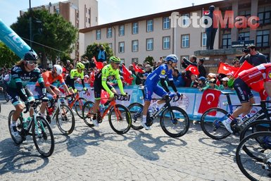 Cumhurbaşkanlığı Türkiye Bisiklet Turu Çanakkale-Edremit etabından kareler