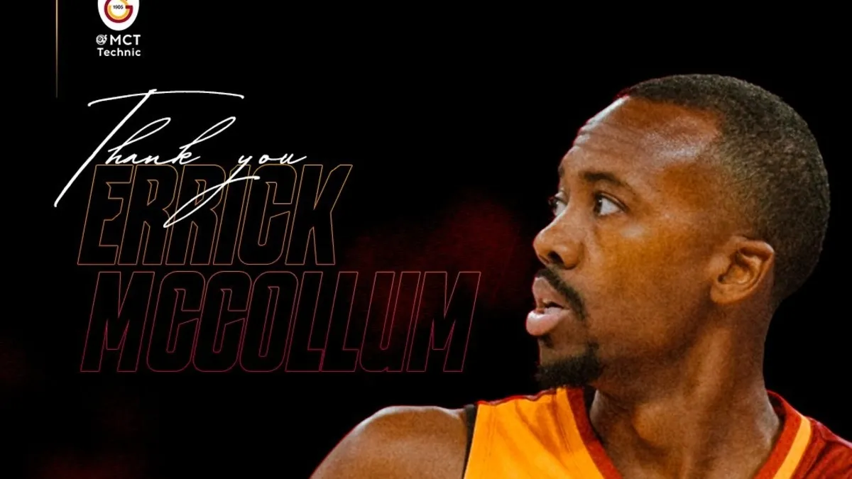 Galatasaray MCT Technic'te McCollum ile yollar ayrıldı