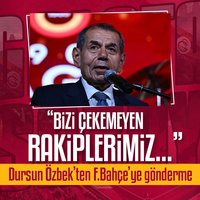 Özbek'ten F.Bahçe'ye gönderme!