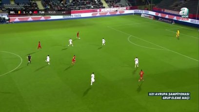 >GOL | Belçika U21 2-0 Türkiye U21
