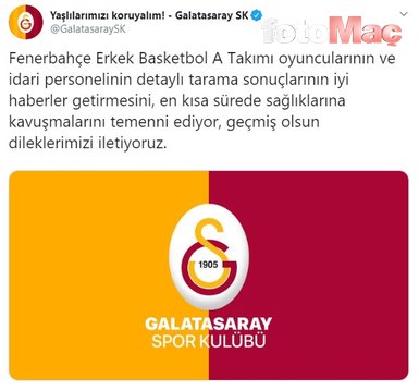 Fenerbahçe’ye koronavirüs açıklaması sonrası destek mesajları!