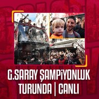CANLI | Galatasaray 24. şampiyonluğunu kutluyor!