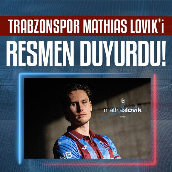 Trabzonspor, Mathias Lovik’i resmen açıkladı!