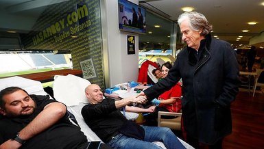Fenerbahçe Teknik Direktörü Jorge Jesus'tan kan bağışı kampanyasına destek