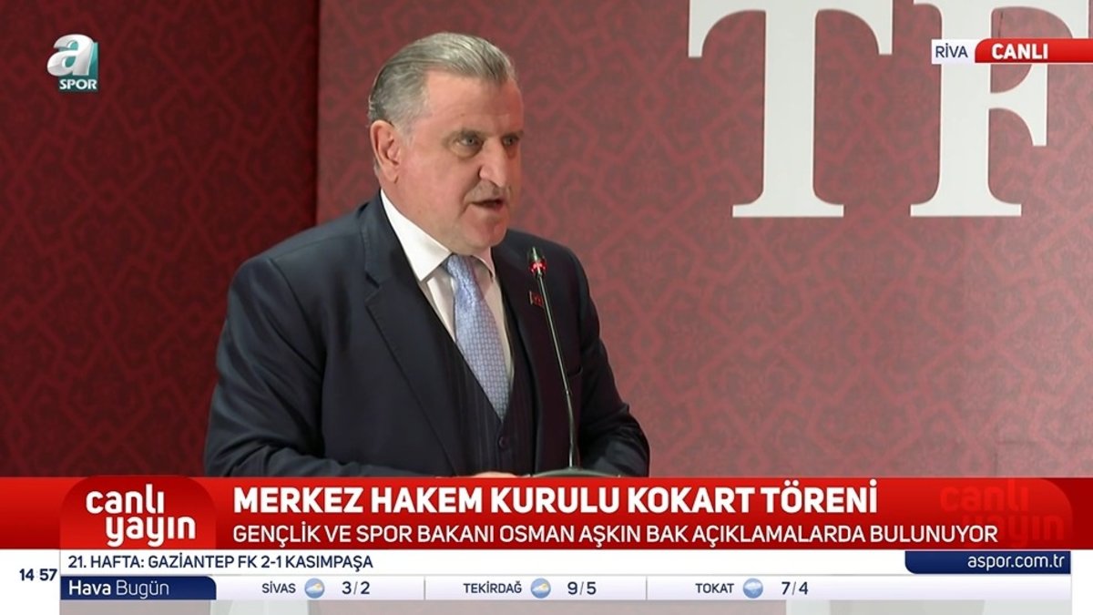 Osman Aşkın Bak: Hakemlerde kasıt olmaması lazım