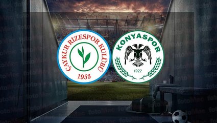 Çaykur Rizespor - Konyaspor | CANLI