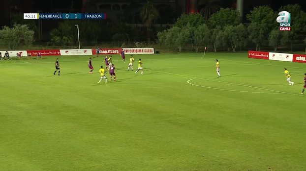 Fenerbahçe Trabzonspor U19 yarı final maçında jeneriklik gol!
