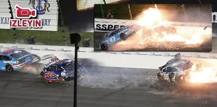 NASCAR’da korkutan kaza