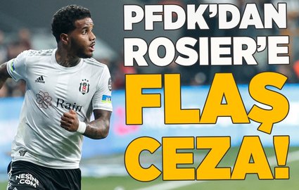 Beşiktaşlı yıldıza 2 maç men cezası!
