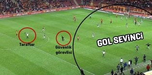 Taraftar sahaya girdi, Beşiktaş'ın golü geldi!