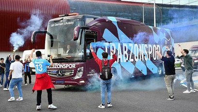 Trabzonspor kafilesi Kayseri’de!