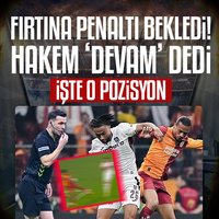 Fırtına penaltı bekledi! İşte o pozisyon