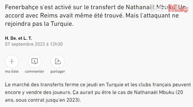 Fenerbahçe'den Nathanael Mbuku'ya transfer teklifi! Cevabı...