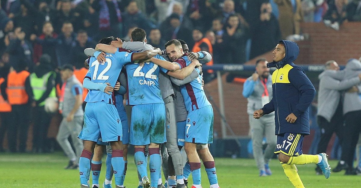 Mac Sonucu Trabzonspor 2 1 Fenerbahce Son Dakika Super Lig Haberleri Fotomac